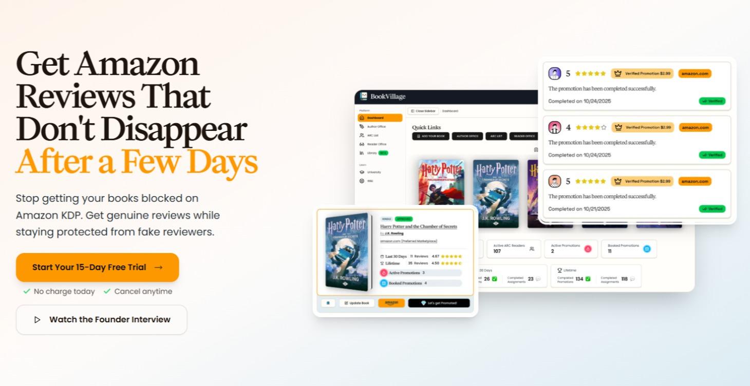BookVillage Interviews & Testimonials