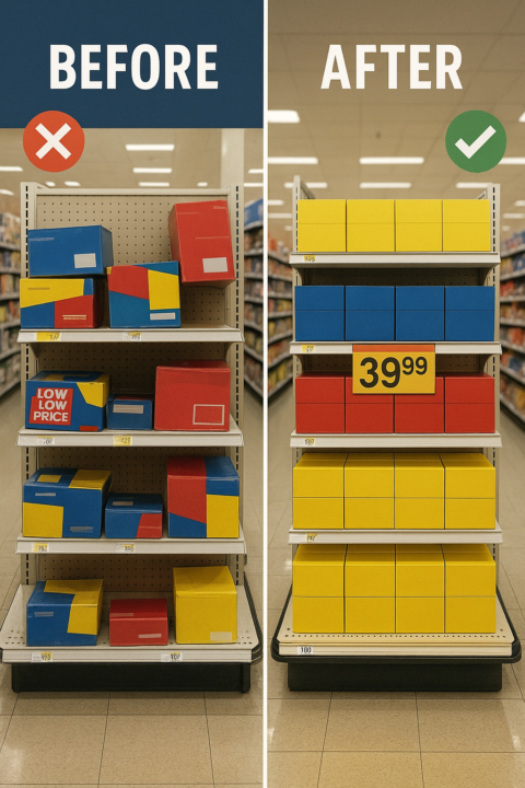 🧱 Merchandising Tetris: Endcap Edition