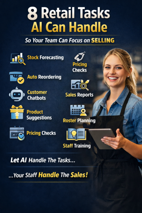 8 retail tasks AI can handle… so your team can focus on selling