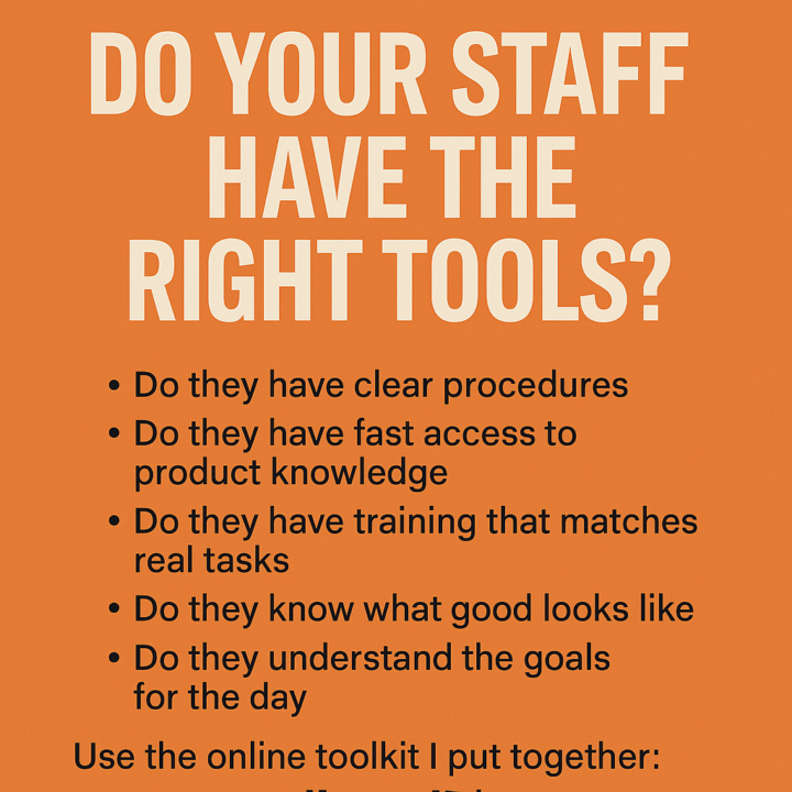 Do Your Staff Have the Right Tools?