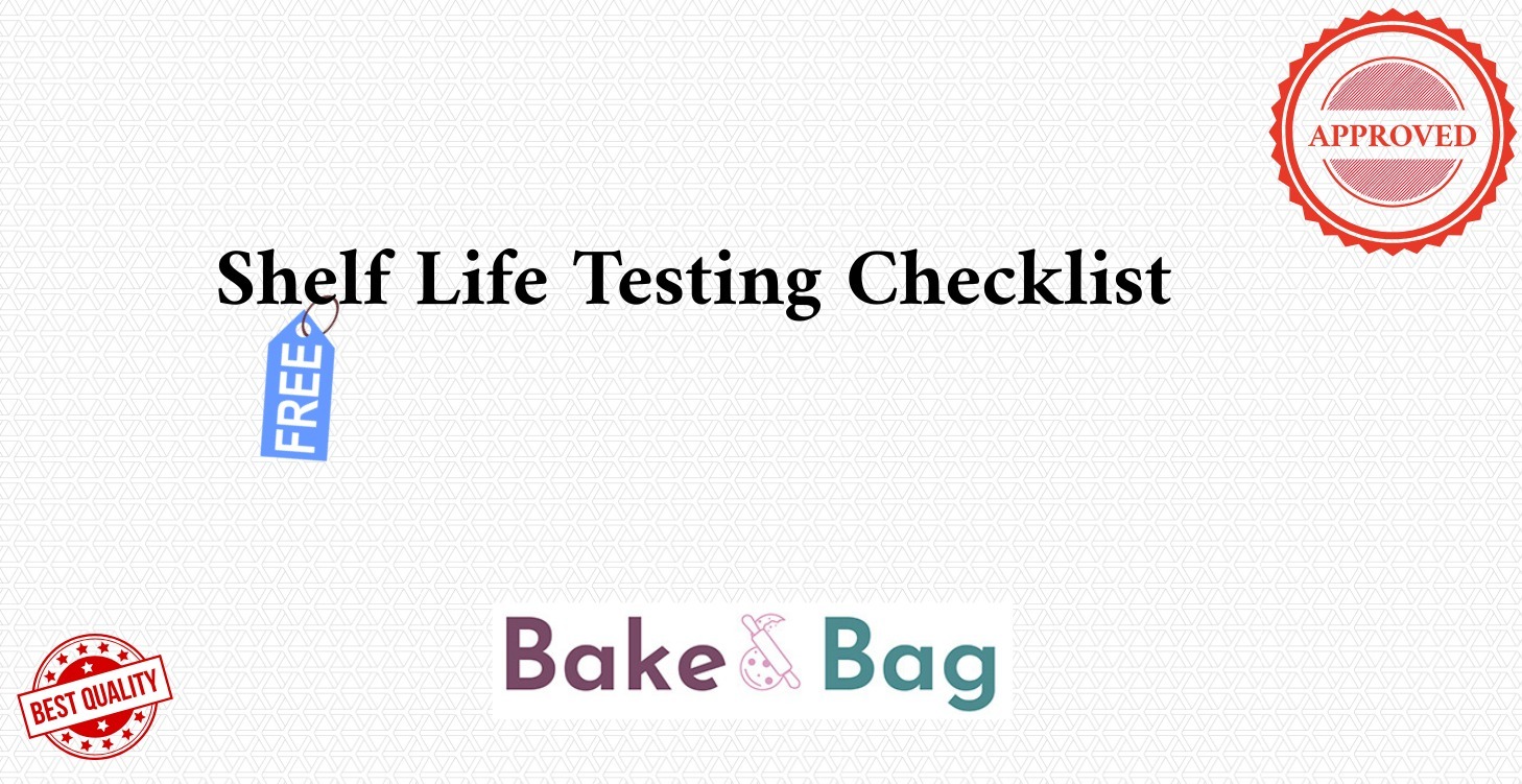 Shelf Life Testing Checklist