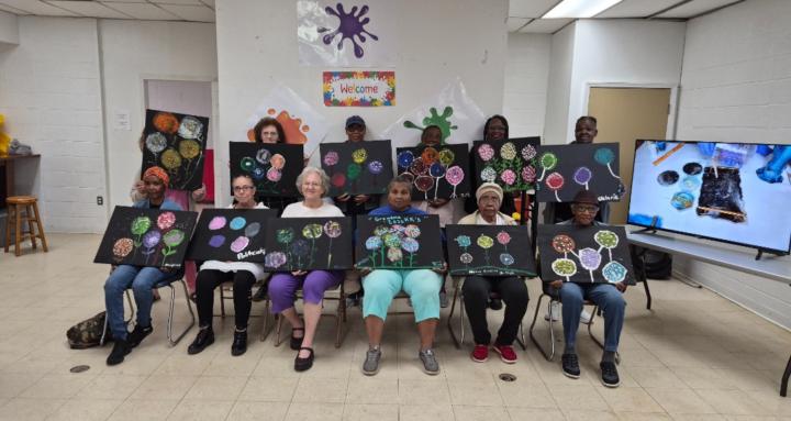 Senior Citizens Art Class!
