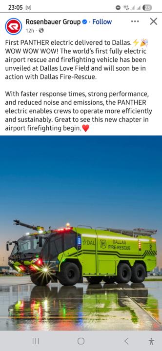 Airport Firefighting in Dallas...