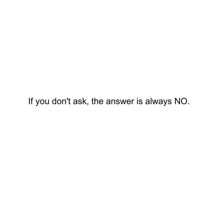 Always ask your worth.