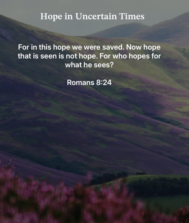 Hoping in Christ
