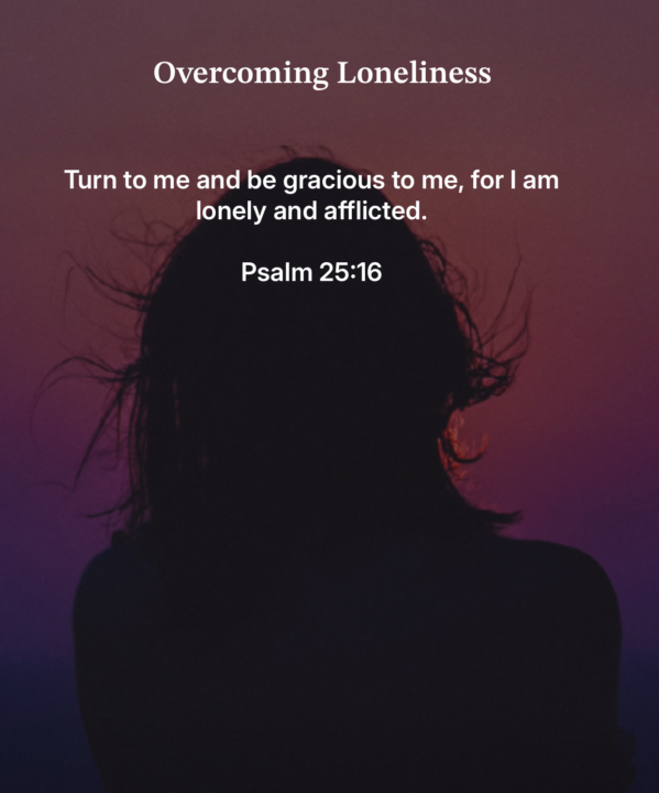 If you are feeling lonely and alone today...