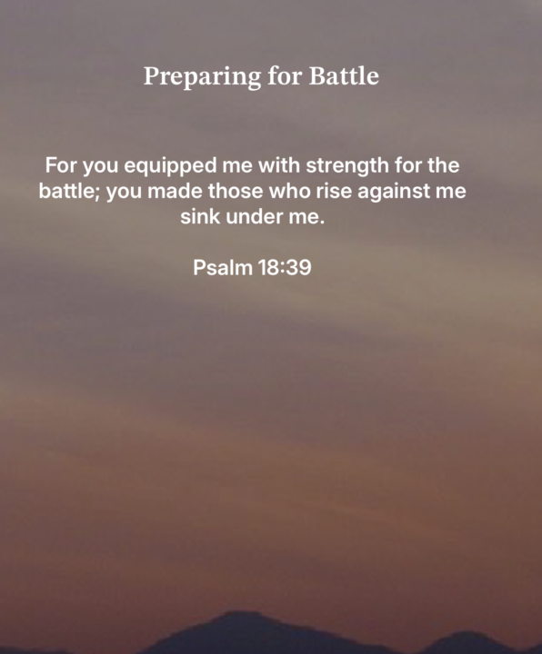 Holy Spirit has prepared us for spiritual warfare....