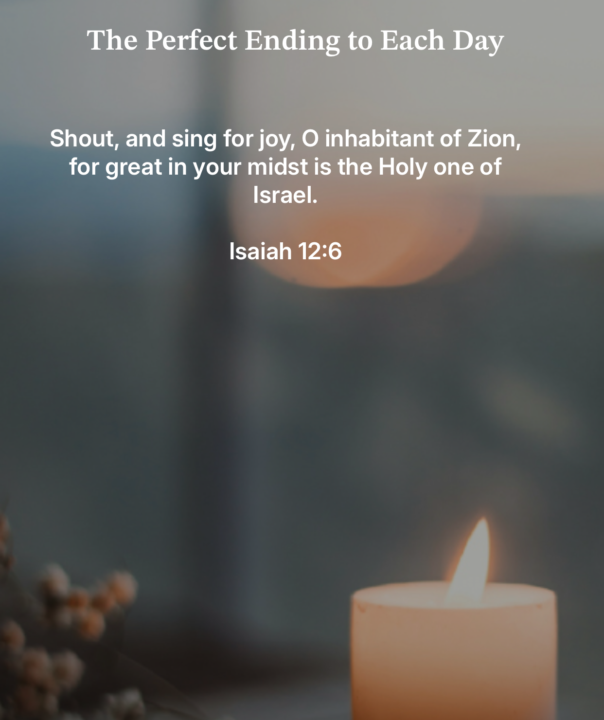 Take time today to shout for joy!