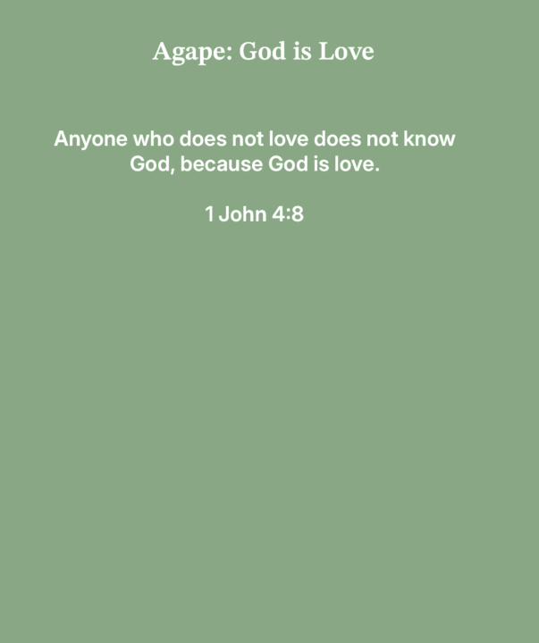 Love=You Know God=God Lives in you