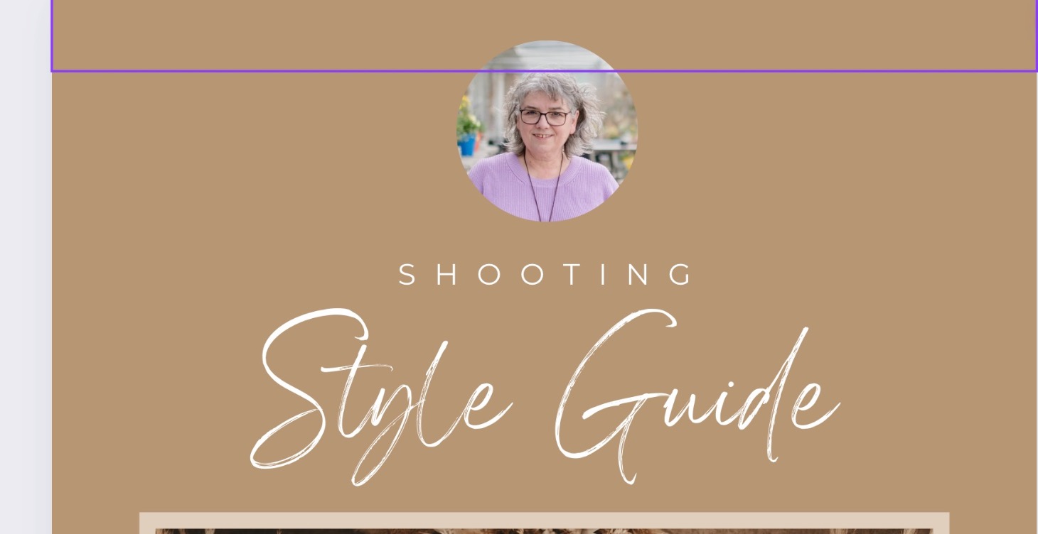 Style Guide für Fotoshootings