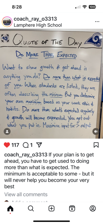 The teacher becomes the student… 