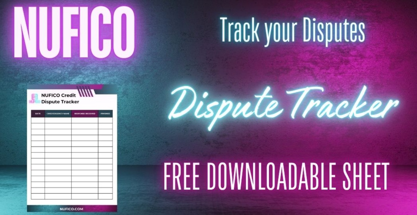 FREE DOWNLOAD - DISPUTE TRACKER SHEET