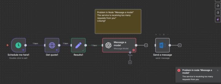 OpenAi "Too many requests"