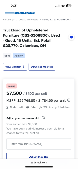 How much Profit are you looking for?