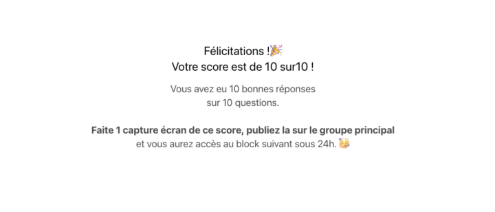 Et voila le module 3 achevé 