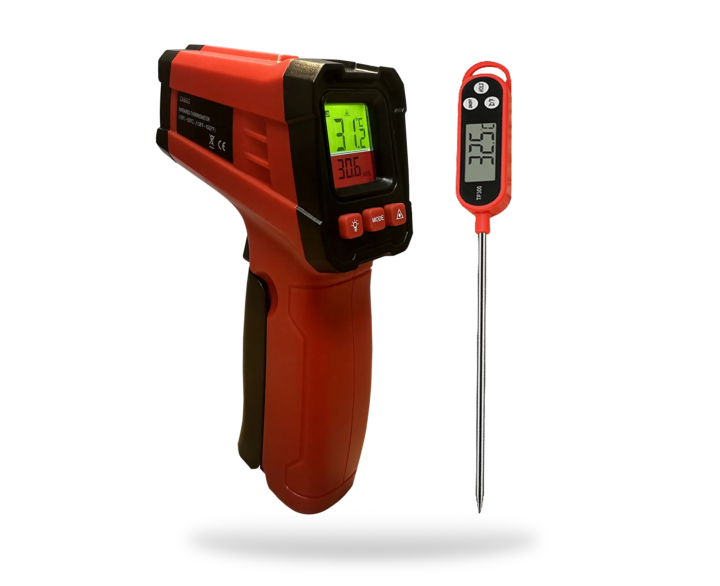 LCD Infrared Thermometer + Digital Probe Bundle Feedback