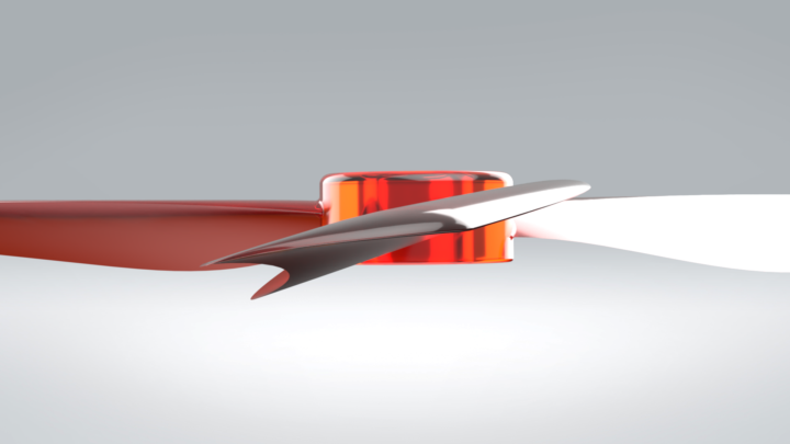 Approach to model a drone propeller
