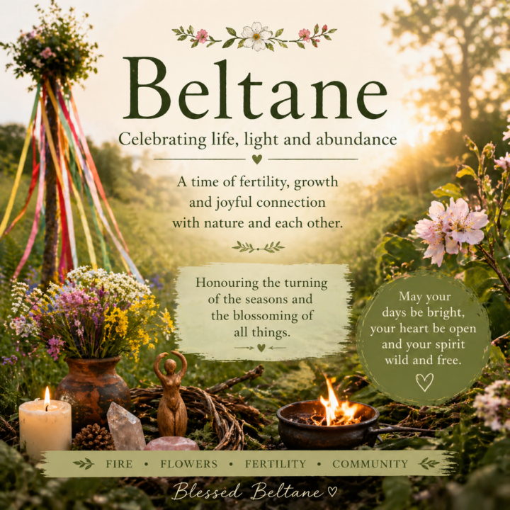 🔥🌸 Beltane — The Fire That Connects Us to the Land 🌸🔥