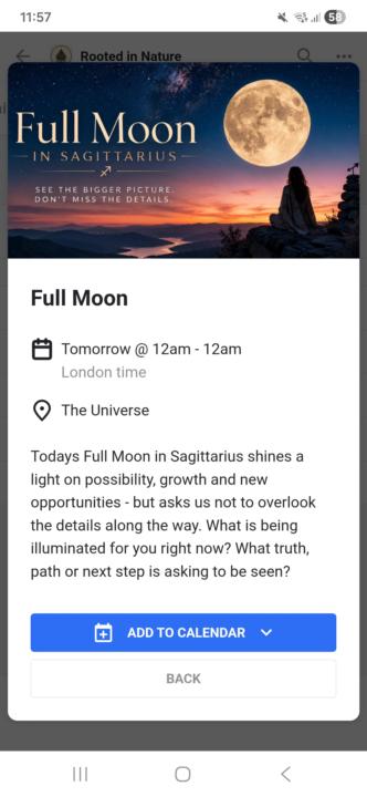 Full moon in Sagittarius 🌚🌕