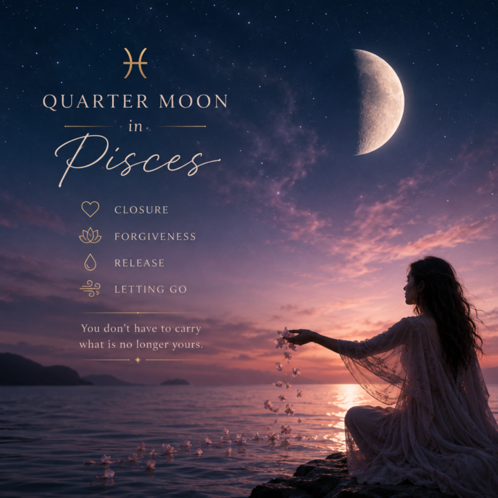 🌗 LAST QUARTER MOON IN PISCES — It's Time to Let Go