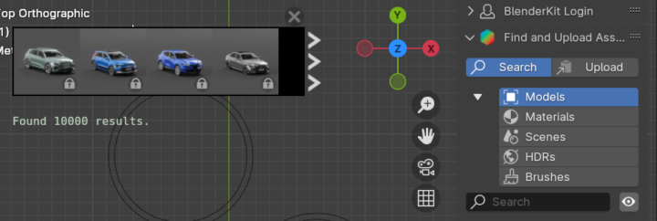 Create a 3d viewport panel similar to that of blenderkit