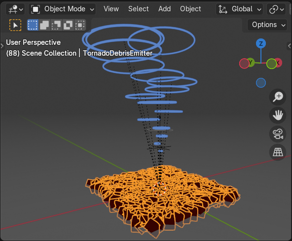 December Mini-Project Challenge - Make a Charge field Tornado