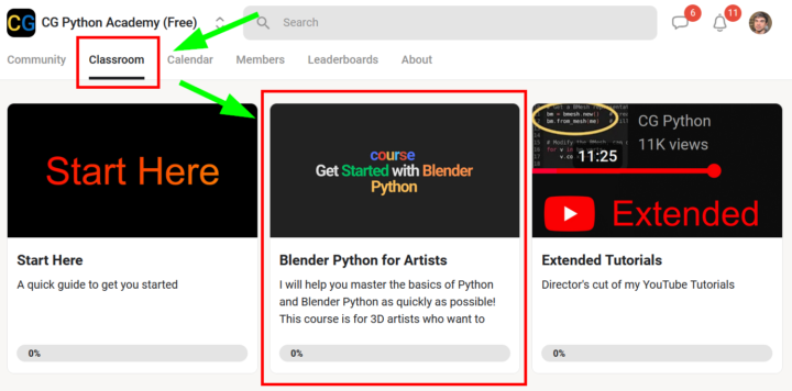 Blender Python for Artists course