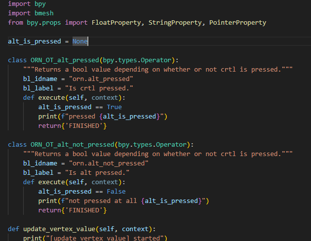 How to set boolean in operator