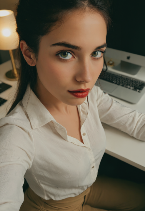 Isabella Cortez at the office