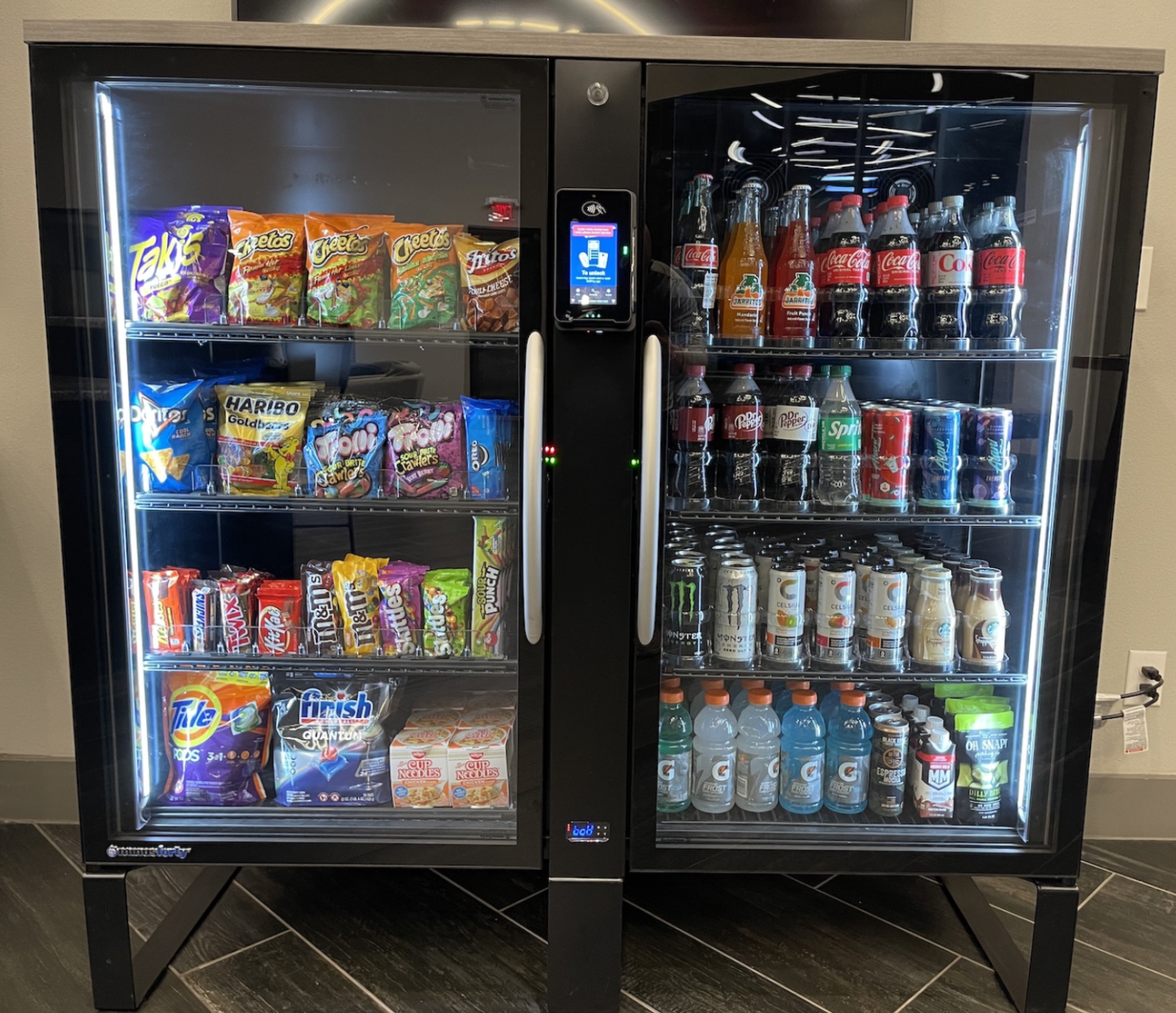 AI-enabled vending technology dashboard and machines