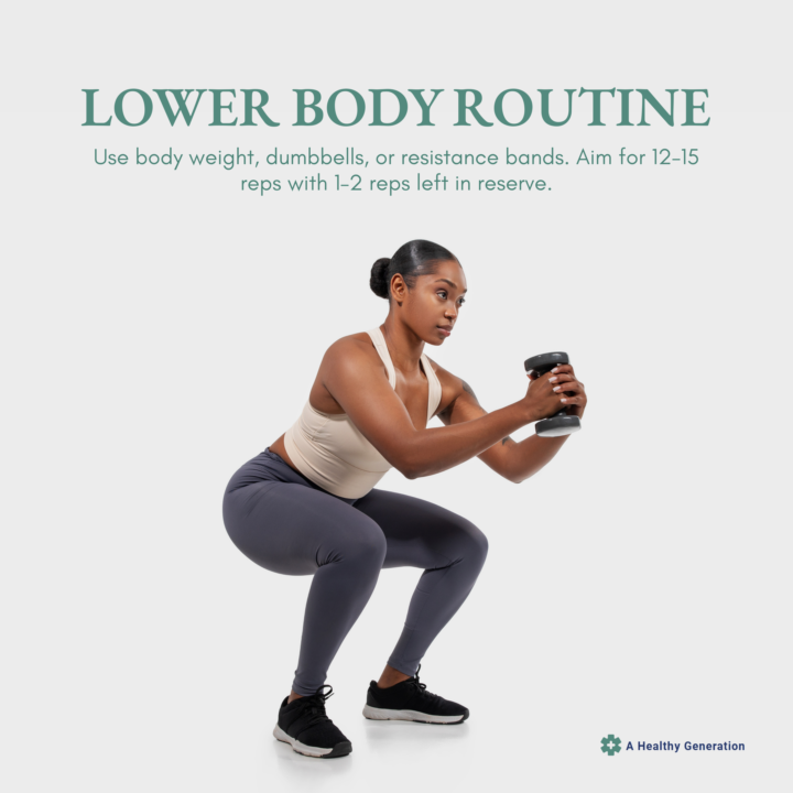 Quick Tips for Today: Lower Body Routine 🦵
