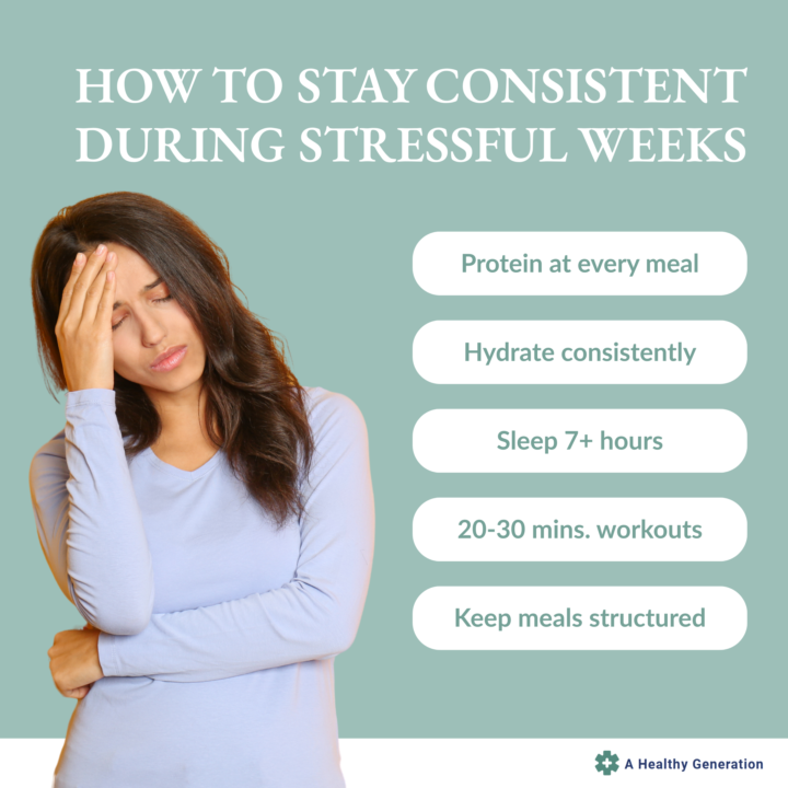 How to Stay on Track During High-Stress Weeks
