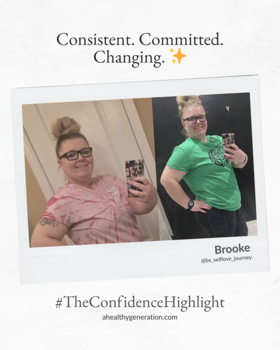 Brooke’s glow-up is so inspiring! ✨