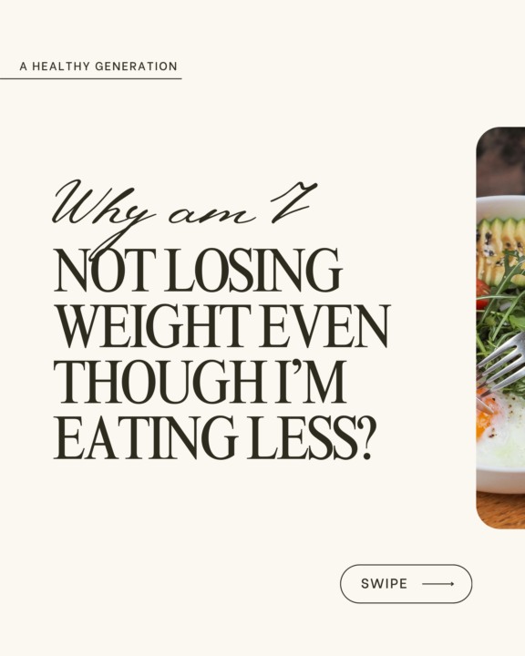 Not Losing Weight Even Though Eating Less?