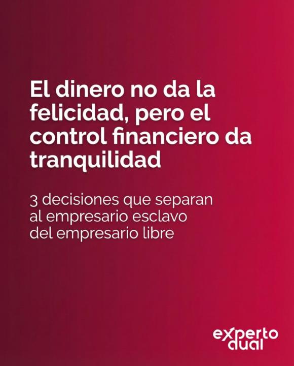 Muchos empresarios facturan mucho, pero viven con el miedo constante de no llegar a final de mes. 📉