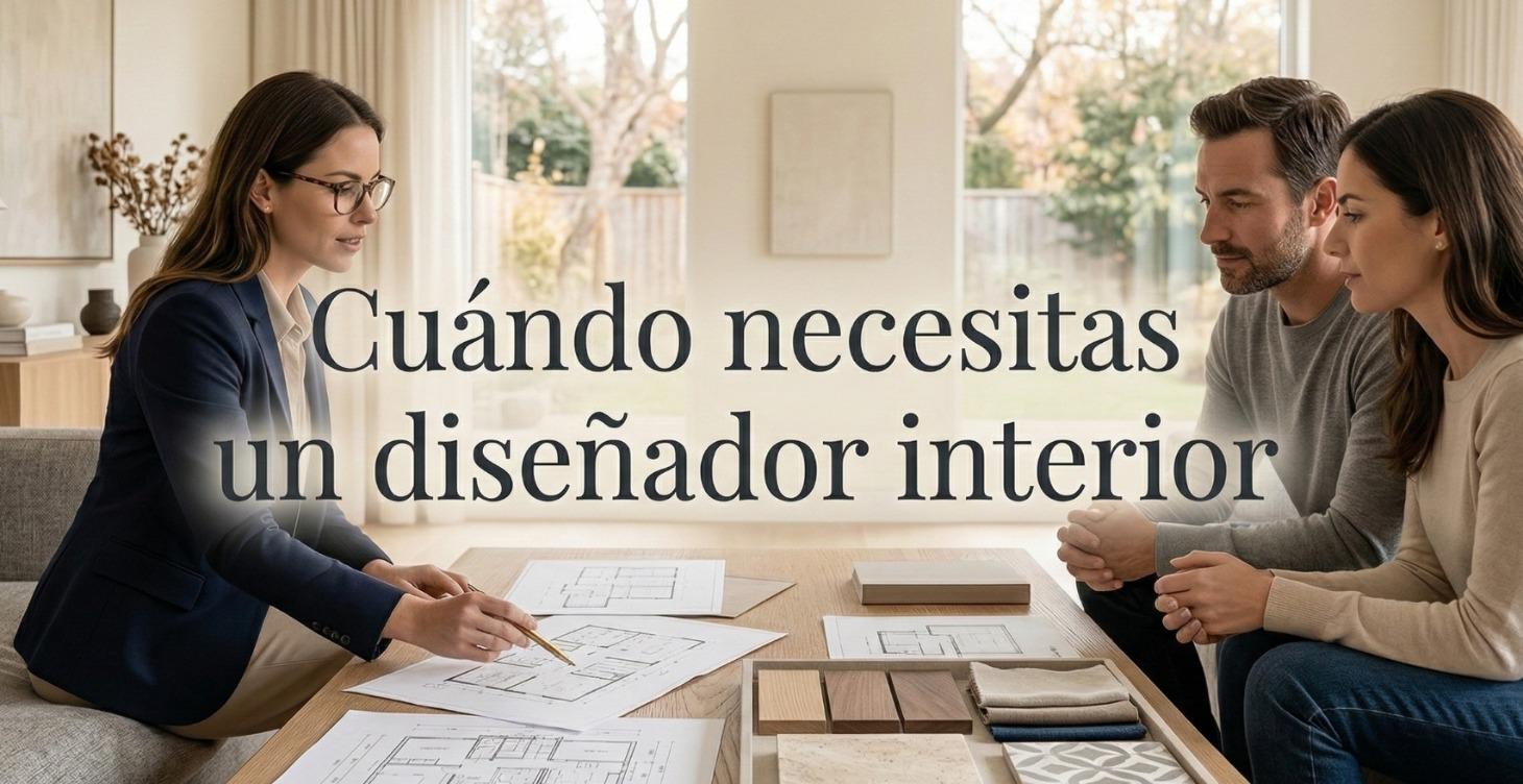 Cuándo necesitas un diseñador interior