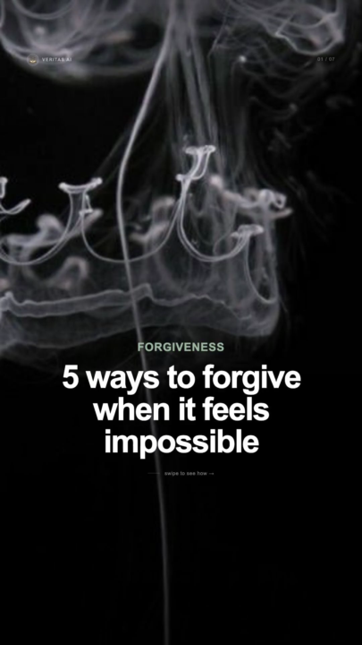 Some thoughts on forgiveness
