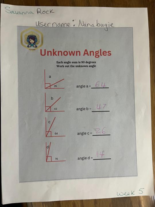 Math weeks 5,6,7, and 8