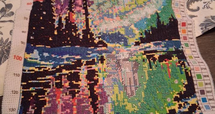 Cross stitch with love