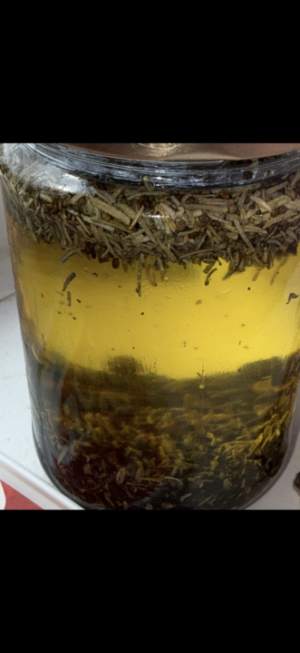 Herbal infused hair oil 