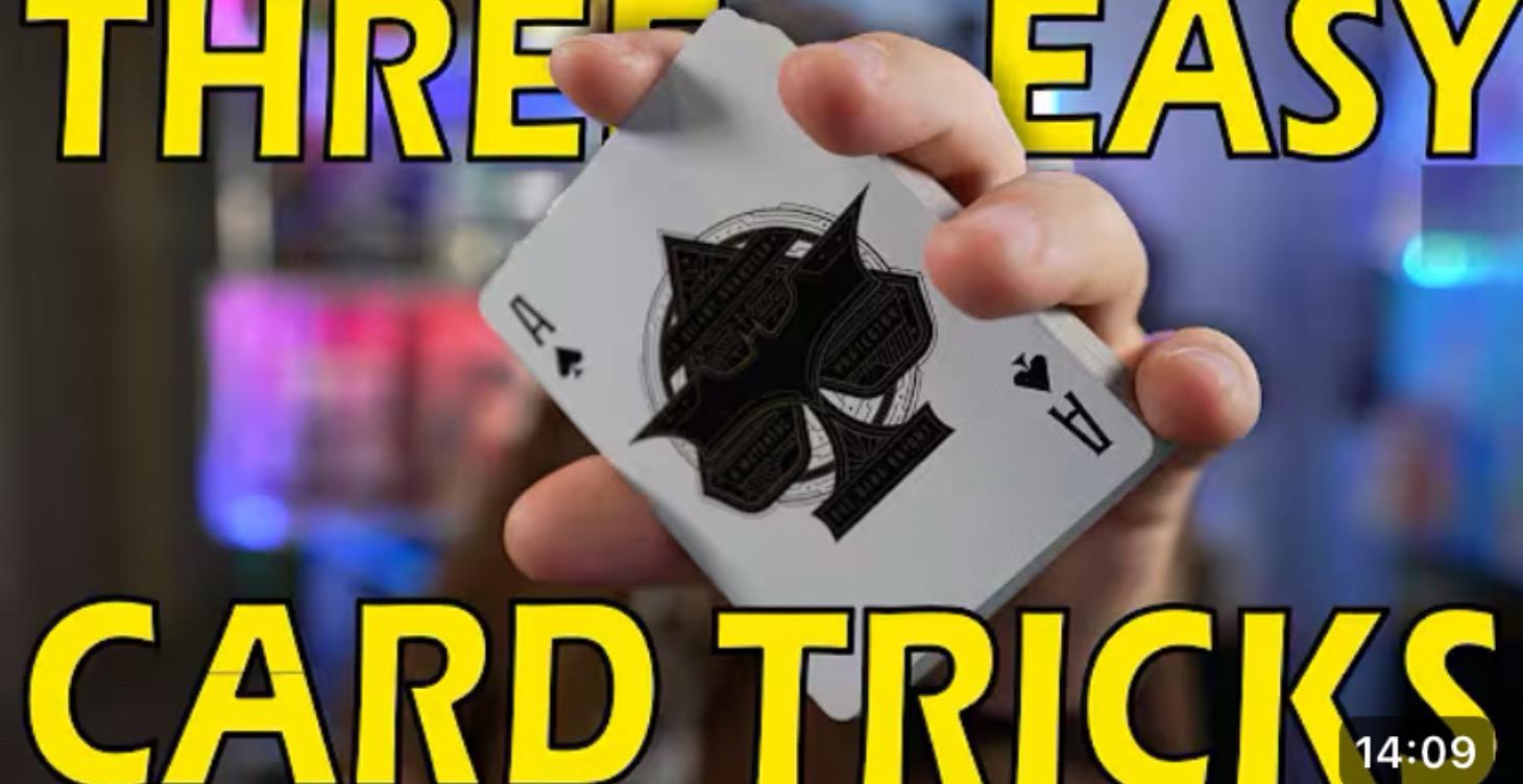 3 Easy Card Tricks