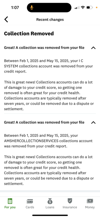 6 DAY TRANSUNION SWEEP 