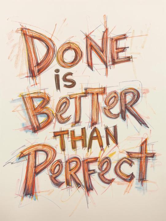 💡 Momentum Monday: Done is Better Than Perfect