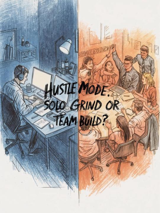 🤔 Hustle Mode: Solo Grind or Team Build?