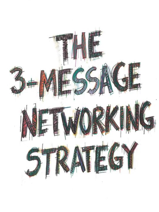 📈 Tactical Thursday: The 3-Message Networking Strategy