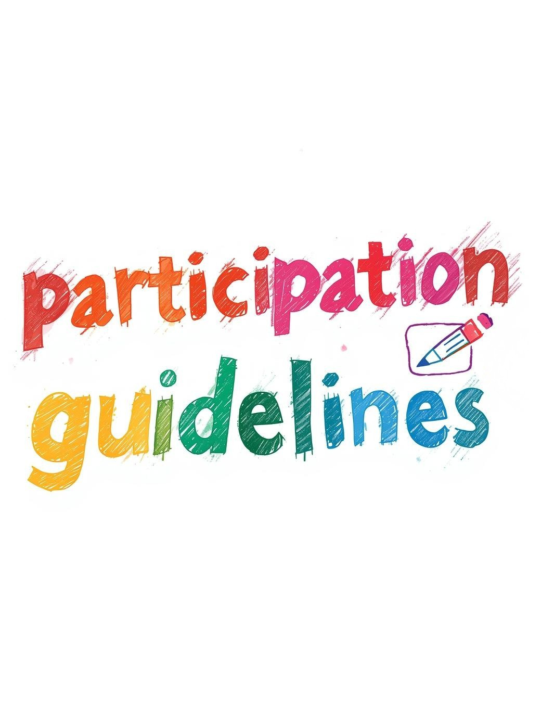 📌 Participation Guidelines: