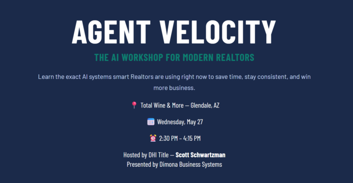 Hosting a Live AI Session for Realtors Tomorrow
