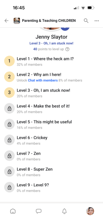 Level names 