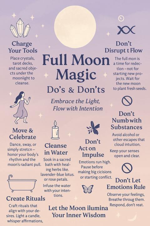 Full moon magick do‘S and dont’s