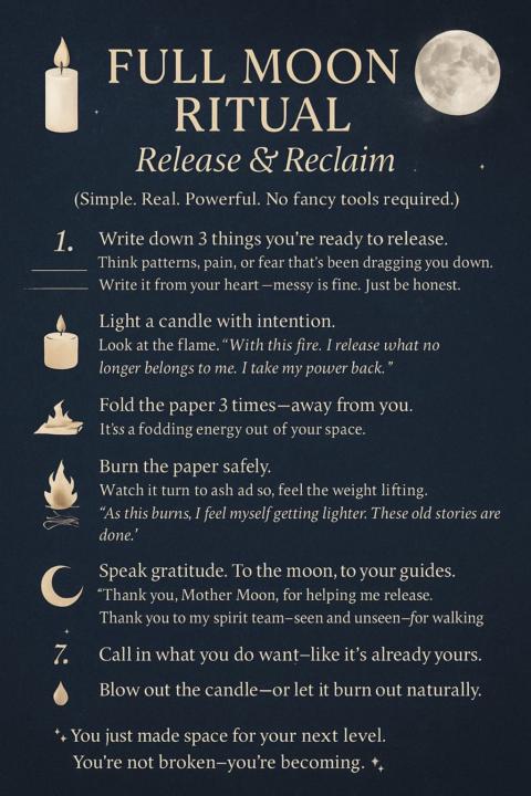 Simple Full Moon Ritual